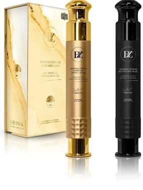 PZ Wrinkle Defense Duo - Gold and Black Serum Set